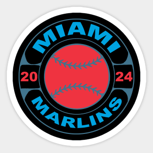 Marlins Baseball 2024 Sticker